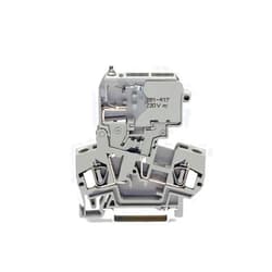 Vanky Industry 1pcs WAGO 281-611/281-417 2-Conductor Fuse Terminal Block 4,00 mm2 Gray New
