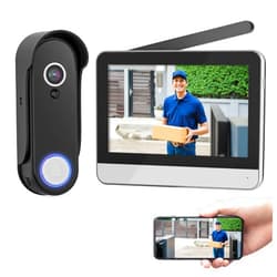 WISDOM VIEW Wireless Smart Video Doorbell System,7