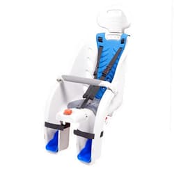 Schwinn Deluxe and Ovation Bike Child Carrier, Rear Mounted Bike Seat Compatible with Most Adult Bike, Seats One Child, Ages 1 Year and Up, Max. Weight 40 lbs., Baby Bike Seat