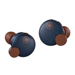 Yamaha TW-E7B True Wireless Earbuds with Bluetooth 5.2, Active Noise Cancelling, True Sound, Qualcomm CVC Clear Voice Capture, Advanced Listening Care and IPX5 Water Resistance (Dark Blue)