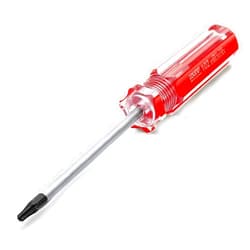 Luomorgo 1 Pc T10 Torx Screwdriver, T10 x 75mm Magnetic Tip Screwdriver with Insulated PVC Handle, Security Torx Screwdriver for Repairing Device, Appliance