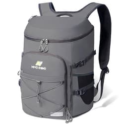 N NEVO RHINO Insulated Backpack Cooler - 36/54 Can Capacity, Waterproof Leak-Proof Lightweight Multi-Functional & Spacious， Ideal for Camping, Travel, Beach, Picnics， Lunch & Day Trips