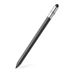 STAEDTLER Noris Digital Mini 180M 22, 2-in-1 Stylus Pen for Digital Writing and Drawing on EMR and Capacitive Touchscreens (Round Shape, Includes 5 EMR Replacement Tips and Tool)