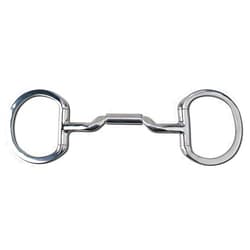 Myler Bits Myler Eggbutt Mullen Low Port Barrel Bit MB 06 6