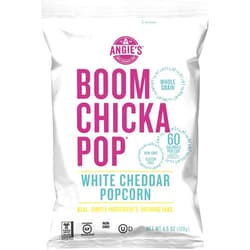Angie’s BOOMCHICKAPOP Angie's BOOMCHICKAPOP White Cheddar Popcorn, 4.5 oz. (Pack of 4) Cheddar-Cheese