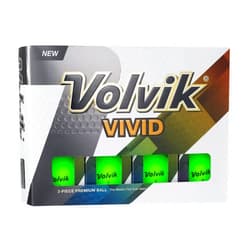 Volvik Vivid Matte Finished Colored Golf Balls (One Dozen)