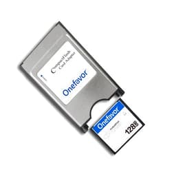 Onefavor Compact Flash 128mb 256mb 512mb CF Card 1GB 2GB 4G Memory Card for CNC IPC Numerical Control Machine PCMCIA Adapter (128MB Compact Flash to PCMCIA)