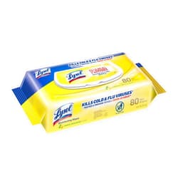 Lysol Disinfectant Handi-Pack Wipes, Multi-Surface Antibacterial Cleaning Wipes, For Disinfecting and Cleaning, Lemon and Lime Blossom, 320 Count (Pack of 4)