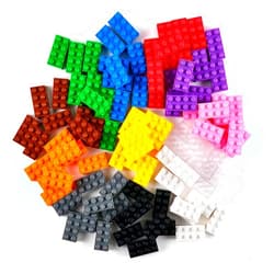 Strictly Briks Classic Bricks Starter Kit, 12 Colors, 96 Pieces, 2x4 stud, Building Creative Play Set for Ages 3 and Up, 100% Compatible with All Major Brick Brands