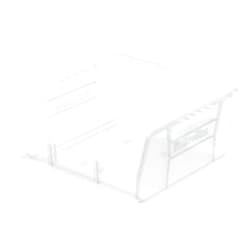Akro-Mils 30235 AkroBins Plastic Storage Bins, Space-Saving Stackable Bins, Garage Organization Bins, Pantry Organization, Craft Storage, 11-Inch x 11-Inch x 5-Inch, Clear, 6-Pack