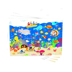 Babebay Disposable Stick-on Placemats 40 Pack for Baby & Kids, Restaurant Table Mats 12