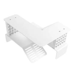 balacoo Turtle Terrace reptichip Turtle Platform Turtle Tank Floating Dock Turtle Dock Fish Tank Platform Turtle Tank Accessories Aquarium Tortoise Platform Decorations Acrylic White abs