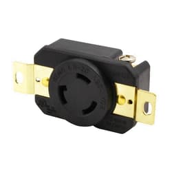 AC WORKS Flush Mounting Locking Industrial Grade Receptacle (L5-20R 20A 125V)