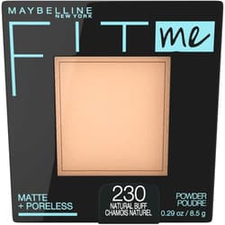 Maybelline Fit Me Matte + Poreless Pressed Face Powder Makeup & Setting Powder, Natural Buff, 1 Count