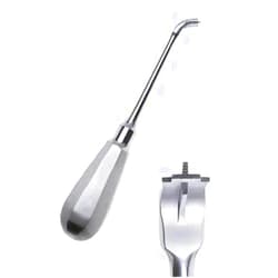 SURGICAL ONLINE SurgicalOnline Premium Offset Dental Crown Splitter Remover Elevator Handle Stainless Steel