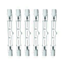 Xtricity T3 J Base Type Bulb Double Ended RSC Base Halogen Light Bulbs 250 Watt, 3000 Lumens, 130V, 2700K Soft White, Dimmable, 78 MM, (6 Pack)