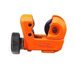 Edward Tools Harden Pro Mini Pipe Cutter 1/8” to 7/8” - Cuts Copper, Aluminum, Metal - Multi Use Tube Cutter, PVC Cutter - Cuts Arrows, Lines - Heavy Duty Steel Blade Pipe Cutter Wheel