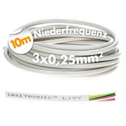 Lapp Kabel Multiconductor Unshielded Cable, Liyy, 3, 24 Awg, 0.25 Mm, 164 Ft, 50 M Rohs Compliant: Yes - 0028303