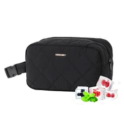 Cerbonny Freezable Lunch Bag,Freezable Snack Bag,Mini Cooler Bag for Travel/Work/School,Small Insulated Bag,Small Cooler Lunch Box with Ice Packs,Insulated Snack Bag,Freezable Snack Box with Handle Buckle
