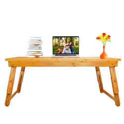 Koyasiry Floor Table Tray with Folding Legs Adjustable Low Coffee Table for Sitting on Floor Bamboo,Fully Assembled,33.5x17.7in