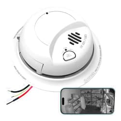 AES Spy Cameras Night Vision 2K HD Smoke Detector WiFi Spy Camera P2P Wi-Fi Fire Alarm Hidden Nanny Cam Spy Camera, Ceiling Mount, 110V AC Connector (Invisible NV IR 9120 Model/Video Only: No Audio)