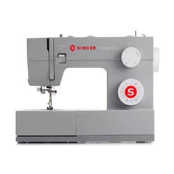SINGER Heavy Duty 4452 High Speed Sewing Machine With Accessory Kit | Strong Motor with Enhanced Piercing Power, 110 Stitch Applications, Full Metal frame, 1-step Buttonhole & LED Lights