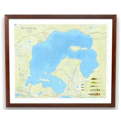 Wiscartography.com Big Muskellunge Lake in Vilas County Wisconsin