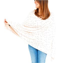 WeeSprout Nursing Cover for Breastfeeding, Soft & Breathable Nursing Poncho, Neck Insert for Hands-Free View, Machine Washable & Dryer Safe Feeding Cover Up