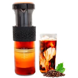 Vianté Instant Cold Brew Coffee Maker | Fast Iced Coffee in 15 Minutes | Rechargeable Battery | BPA-Free Glass Pitcher | Perfect Cold Brew Every Time