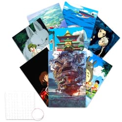 Pounchi Japanese Anime Posters (8 Pack with Wall Collage Kit) 11.2