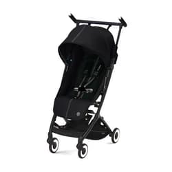 Cybex Libelle Lightweight pockit Travel Baby Stroller - Carry-On Compliant Compact Fold, One-Hand Adjustable Recline - Compatible with CYBEX Car Seats, Moon Black