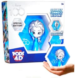 WOW! PODS 4D Disney Frozen Elsa - Unique Connectable & Collectable Toy Figure, Wall/Shelf Display, Easter Basket Stuffers, Elsas Toy Figures, Disney Toys & Gifts, Frozen Toys for Girls & Boys Age 3+