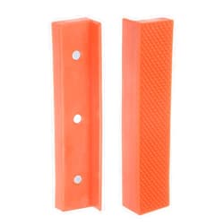 HARFINGTON Magnetic Vise Jaws 5 Inch Magnet Plain Grooves Soft Nylon Bench Jaw Pads Covers Multi-Purpose Protector for Woodworking Jewelry Making Plumbing, Yellow