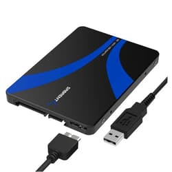 SABRENT M.2 SATA SSD to 2.5 Inch SATA III/USB 3.0 Aluminum Enclosure Adapter (EC-M2CU) [Not NVMe]
