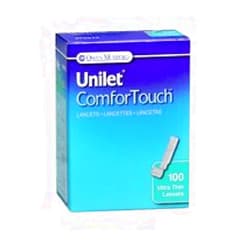 Owen Mumford Unilet Unilet Comfortouch Ultra Thin Lancets, 100 each 28G(Pack of 2)