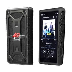 BestforYou for Sony Walkman NW-A100 A105 A106 Case,Anti-Skid Anti-Knock Shockproof Armor Full Protective Skin Case Cover for Sony Walkman NW-A100 A105 A105HN A106 A106HN A100TPS (Black)