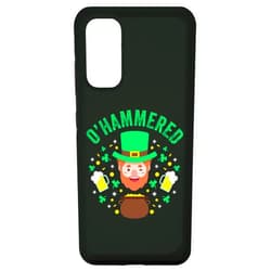 O'Hammered St. Paddy's Day Drink Beer Bar Crawl Galaxy S20 O'Hammered 2022 St. Patrick's Day Leprechuan Beer Lover Pint Case
