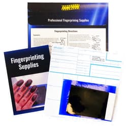 Crime Scene FD-258 ATF NFA Fingerprint Kit, Ink and Directions - Five Cards