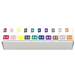 Www.filingsupplies.com V.A. Hospital/Barkley Systems Numeric Label - FNVAM Series (Rolls) - 0-9 Set with tray