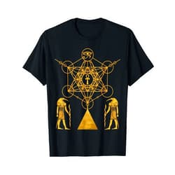 Kemetic touch Sacred Geometry Science Egyptian God Thoth T-Shirt