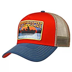 Stetson Canoe Trucker Cap Men - Blue-red