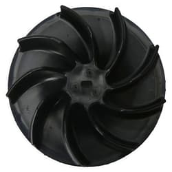 Locadence Vac Impeller Fan, Black ABS Leaf Blower Vacuum Parts 125 0494 Replacement for Electric Blower Vacs