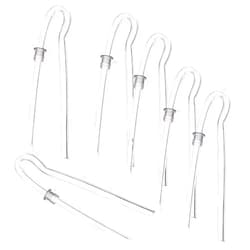 SOUNDLINK 6pcs/lot Size #13 Preformed Sound Tube BTE Earmold Hearing Aid Tubing (3.5 * 2mm with tube lock)