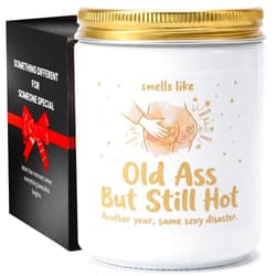 Alifelovin Funny Scented Candle, Humorous Birthday Gifts, Anniversary Couple Candle Gifts for Him Her Boyfriend Girlfriend - Unique Present for Wife Husband Fiance (Anniversary & Birthday)