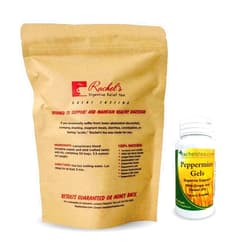 Rachelstea Rachel’s Digestive Relief Tea with peppermint oil for tummy soothing bloating regularity and calming digestion