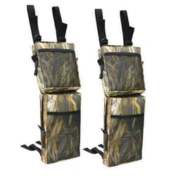 IDOEASE 2 Pack ATV Fender Bag，ATV RearTank Saddle bag Universal Rear Storage Bag Tool Storage Hunting Organizer for ATV Dirt Bik Snowmobile UTV[
