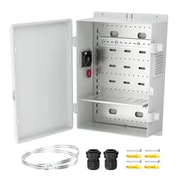 Joinfworld Vented Outdoor Enclosure Box 18.1x12.6x6.4