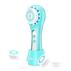 UMICKOO Facial Cleansing Brush,Rechargeable IPX7 Waterproof Face Scrubber with 5 Brush Heads,Face Spin Brush for Exfoliating, Massaging and Deep Cleansing