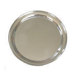 Libertyware 12 Inch Round Stainless Steel Serving Tray