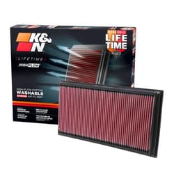 K&N Engine Air Filter: Increase Power & Acceleration, Washable, Replacement Car Air Filter: Compatible with 2002-2019 Porsche/Volkswagen/Audi/Land Rover SUV (Cayenne, Touareg, Q7, Range Rover),33-2857